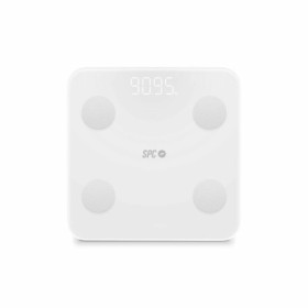 Bilancia Digitale da Bagno SPC ATENEA FIT 3 Bianco Vetro Temperato 180 kg 50 x 50 x 28 cm